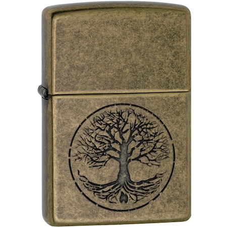 Zippo 2024 Zippo Tree Of Life, Antique Brass, Luster ZIP-29149
